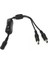 5.5mm x 2.1mm 5.5/2.1mm Dc 1 Kadın 2 Erkek Splitter Güç Kablo Kordonu On/off Anahtarı ile 30 cm Güvenlik Kamerası LED Işık Şeridi (Yurt Dışından) 1