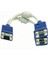 15 Pin VGA Erkek 2 Kadın Y Splitter Kablo Svga Monitör Adaptörü Uzatma Dönüştürücü Video Uzatma Kablosu Pc, Tv Için 0.25 M (Yurt Dışından) 1