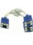 15 Pin VGA Erkek 2 Kadın Y Splitter Kablo Svga Monitör Adaptörü Uzatma Dönüştürücü Video Uzatma Kablosu Pc, Tv Için 0.25 M (Yurt Dışından) 2