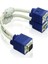 15 Pin VGA Erkek 2 Kadın Y Splitter Kablo Svga Monitör Adaptörü Uzatma Dönüştürücü Video Uzatma Kablosu Pc, Tv Için 0.25 M (Yurt Dışından) 5