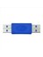 1 Adet USB 3.0 Tip A Erkek Tip A Erkek Fiş Konnektörü Adaptörü Usb3.0 Dönüştürücü Konnektör Adaptörü Am Am Mavi (Yurt Dışından) 5