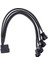 Kollu 4pin Ide Molex 4-Port 3pin/4pin Güç Siyah Kaynağı Fiş Soğutucu Soğutma Fanı Splitter Güç Kablo Tel Pc Bilgisayar Için (Yurt Dışından) 4