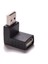 90 Derece USB 2.0 A Erkekten Dişiye Sol ve Sağ Açılı Adaptör USB 2.0 Am/af Konektörü Dizüstü Pc Bilgisayar Için Siyah (Yurt Dışından) 1