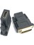 HDMI - DVI Adaptörü DVI 18 + 1 Erkek - HDMI 19P Tip A Dişi Adaptör Dvı-D - HDMI Dijital Görsel Ara Bağlantı Hdtv (Yurt Dışından) 2