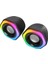 MD-176 2.0 3W*2 Siyah Rgb Aydınlatmalı USB + 3.5mm USB 5V Speaker Hoparlör 3