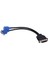 Dms-59 Pin 5.9mm Erkek 2 VGA 15 Pin Dişi Splitter Adaptör Uzatma Kablosu Tel Hp Dell Monitör Tv Projektörü Hdtv Için (Yurt Dışından) 4