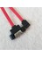 Sata Erkek Adaptör - Esata Dişi Konnektör Veri Uzatma Kablosu Sabitlenebilir Montaj Teli Kırmızı 40CM (Yurt Dışından) 4