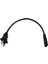 Nema 1-15P IEC320 C7 Dizüstü Taşınabilir Güç Kablosu Pc Kısa Kablo 20CM (Yurt Dışından) 1