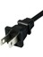Nema 1-15P IEC320 C7 Dizüstü Taşınabilir Güç Kablosu Pc Kısa Kablo 20CM (Yurt Dışından) 3