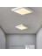 18 Watt Kare Beyaz Metal Kasa 3200 Kelvin Ultra Kaliteli Sıva Üstü LED Tavan Armatürü, LED Panel 5