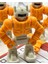 Kawaii Turuncu Robot Silgi 4
