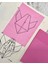 Soft Koyu Pembe Şeffaf Post-It / Transparan Sticky Note / Sticky Note / Bullet Journal 5
