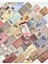 Vintage Mektup Ve Zarf Desenli 50 Yaprak Kırmızı Defter Sticker / Bullet Journal / Scrapbook 2