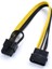 Molex 4-Pin - Pcıe 8-Pin (6+2) Adaptör Güç Kablosu 18AWG 20CM (Yurt Dışından) 1