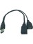 USB 3.0 Erkek - Çift USB Dişi 2.5 Için Ekstra Güç Veri Y Uzatma Kablosu (Yurt Dışından) 4