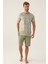 2980 Mixed Erkek Bermuda Pijama Takım 1