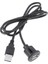 Adet 1 M Araba Dash Kurulu Montaj USB 2.0 Erkek - Dişi Soket Uzatma Paneli Kablosu (Yurt Dışından) 5