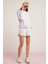 Ethiquet Sahra Kadın İçi Polarlı Yumuşacık Oversize Yuvarlak Yaka Lila Sweatshirt 3