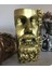 Ev Dekor Dekoratif Gold Eskitme Poseidon Beton Biblo Heykel Duvar Dekoru 2