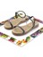Platin Taşlı Kadın Sandalet K05956220687 1