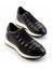 Siyah Deri Erkek Sneaker E01757709303 1