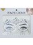 Hologram Kendinden Yapışkanlı Festival Yüz Taşı Sticker Face Gems 2