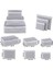 Bavul Içi Düzenleyici Valiz Organizer 6 Lı Set - Çizgili 7