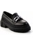 Siyah Kadın Loafer Ayakkabı K01641015509 3