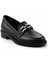 Siyah Kadın Loafer Ayakkabı K01474091209 3
