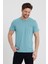 Erkek Çağla Slim Fit Bisiklet Yaka Kısa Kollu Pamuklu Tişört - Çağla 5