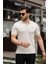 Erkek Pamuklu Kumaş Slim Fit Kesim Bej Polo Yaka T-Shirt - Bej 2