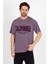 Rose Baskılı Bisiklet Yaka Oversize T-Shirt - Rose 1