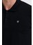 Erkek Pamuklu Kumaş Slim Fit Kesim 2-Li Polo Yaka T-Shirt - Siyah Siyah 4