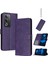 Kart Yuvası ile Pu Deri Saf Toka ile Oppo A3 Pro Için Flip Case (Yurt Dışından) 1