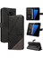 Elmas Dikiş Deri Telefon ile Samsung Galaxy S7 Kenar Için Flip Case (Yurt Dışından) 1