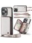 IPhone 15 Pro Çift Kayış Rfıd Engelleme Cüzdan Şık ve 360&DEG; (Yurt Dışından) 4