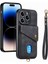 IPhone 14 Için Kılıf Pro Çok Fonksiyonlu Manyetik Kapatma Premium Deri (Yurt Dışından) 1