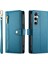 Samsung Galaxy S24 Fe Crossbody Kayış Cüzdan Iş Standı Için Flip Case (Yurt Dışından) 1
