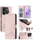 Tecno Camon 20 Pro 5g Kedi Rfıd Kart Yuvası Tutucu Kickstand Cüzdan Için Kılıf (Yurt Dışından) 5