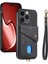 IPhone 15 Için Kılıf Pro Max Kart Yuvası Çok Fonksiyonlu Ayrılabilir Kordon (Yurt Dışından) 3
