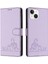 IPhone 13 Için Kılıf Mini Kedi Rfıd Kart Yuvası Tutucu Kickstand Cüzdan Flip (Yurt Dışından) 5