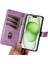 IPhone 15 Için Flip Case Artı Elmas Dikiş ve Kart ile Yüksek Kaliteli (Yurt Dışından) 5