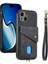 IPhone 15 Için Kılıf Ayrılabilir Kordon Çok Fonksiyonlu Manyetik Kapatma (Yurt Dışından) 1