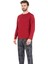6065 Erkek Bordo Uzun Kollu Yuvarlak Yakalı Pijama Takım 1