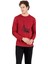 6064 Erkek Bordo Uzun Kollu Yuvarlak Yakalı Pijama Takım 1