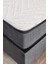Silver Çift Kişilik Yatak Seti 150 x 200 cm Full Ortopedik Sert Yatak Kaydırmaz Kumaş Kaplı Metal Baza ve Başlık Takımı 7