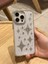 iPhone 15 Pro Uyumlu Gümüş Taşlı Kuzey Yıldızı Şeffaf Kılıf 3