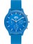 Mavi Silikon Kordonlu Erkek Kol Saati 5 Atm Su Geçirmez Paslanmaz 1