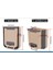 Katlanabilir Tezgah Altı Kapak Askılı 7Lt Bej (Brown) Karavan Çöp Kovası 2
