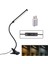 8W Ayarlanabilir Göz Korumalı Masa Lambası, Usb+Güç Fişi Siyah (Yurt Dışından) 2